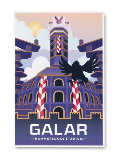 Galar Region Destination Pokémon Poster