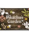 Pikachu's Garden Pokémon Gardening Tin Sign