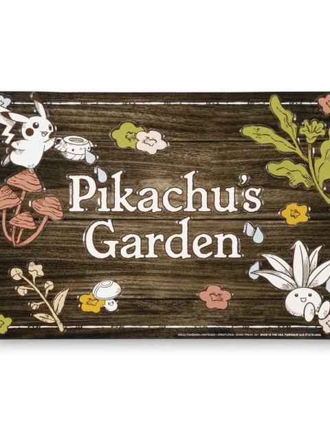 Pikachu's Garden Pokémon Gardening Tin Sign