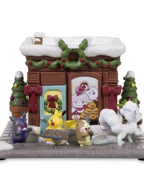 Bounsweet & Steenee Bakery Holiday Pokémon Village Figure