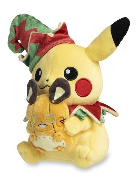 Pikachu & Robot Dedenne Toy Pokémon Holiday Workshop Plush - 8 ¾ In.