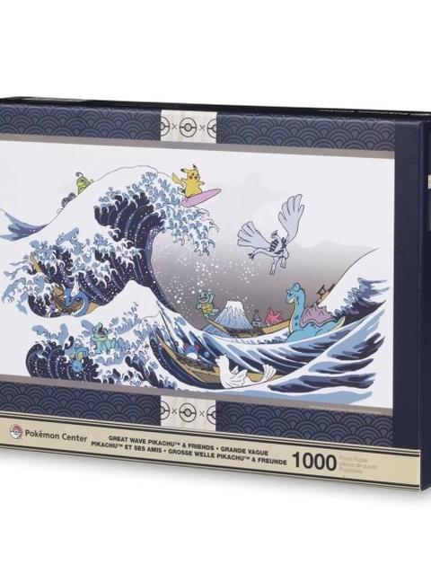 Great Wave Pikachu & Friends Puzzle (1,000 Pieces)