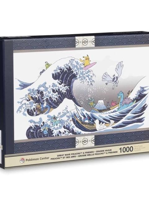 Great Wave Pikachu & Friends Puzzle (1,000 Pieces)