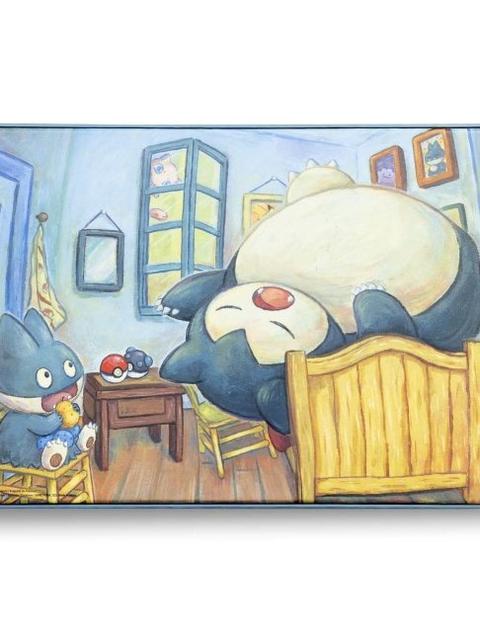 Pokémon Center × Van Gogh Museum: Munchlax & Snorlax Inspired by The Bedroom Puzzle (1,008 Pieces)