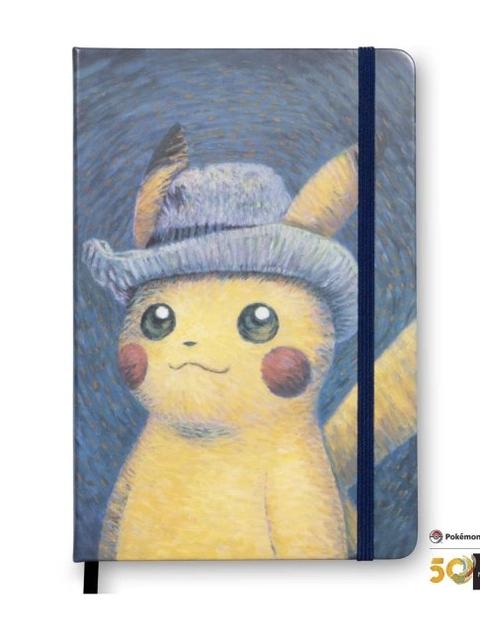 Pokémon Center × Van Gogh Museum: Pikachu Inspired by Self-Portrait with Grey Felt Hat Journal