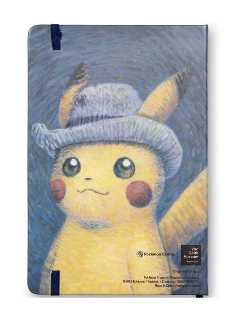 Pokémon Center × Van Gogh Museum: Pikachu Inspired by Self-Portrait with Grey Felt Hat Journal