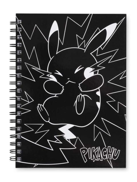 Pikachu Comic-Style Spiral Notebook (200 Pages)