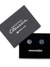 Pokémon Classics Charizard Teal Cuff Links & Tie Bar Set