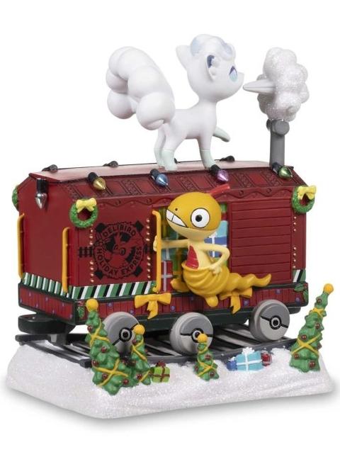 Delibird Holiday Express Alolan Vulpix Boxcar Figure