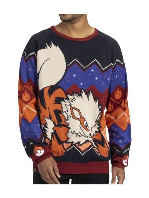 Arcanine Flames Knit Sweater - Adult