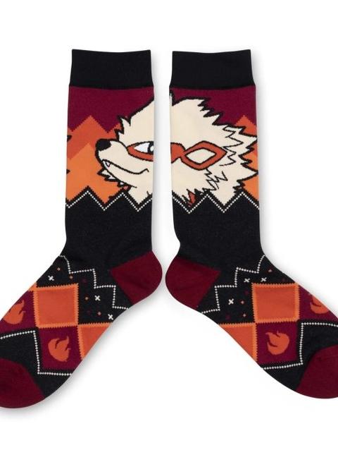 Arcanine Flames Knit Socks (One Size-Adult)