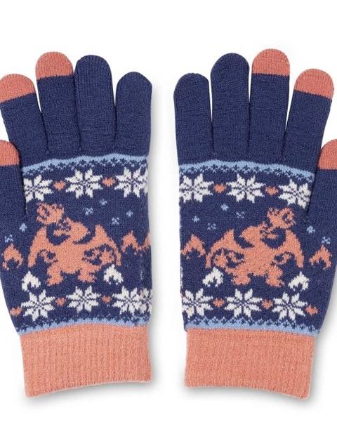 Charizard Festive Winter Touch Screen Gloves (One Size-Adult)