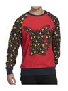 Pikachu Party Raglan Crew Neck Sweatshirt - Adult