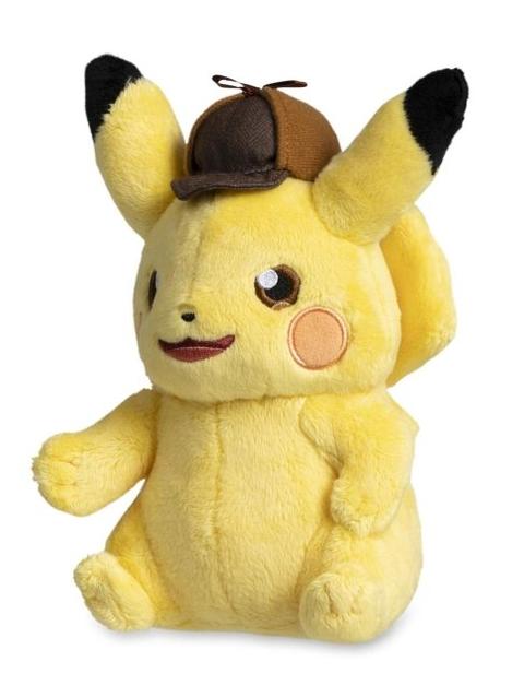 Detective Pikachu Returns: Detective Pikachu Plush - 8 ¼ In.