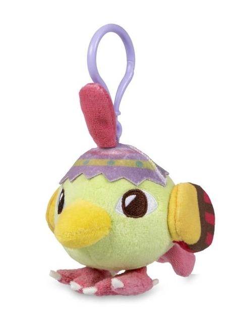 Natu Pokémon Happy Spring Plush Key Chain