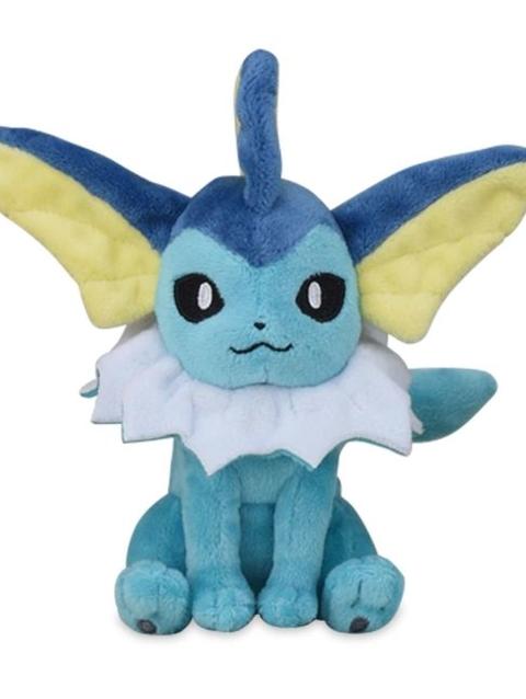 Vaporeon Sitting Cuties Plush - 6 In.