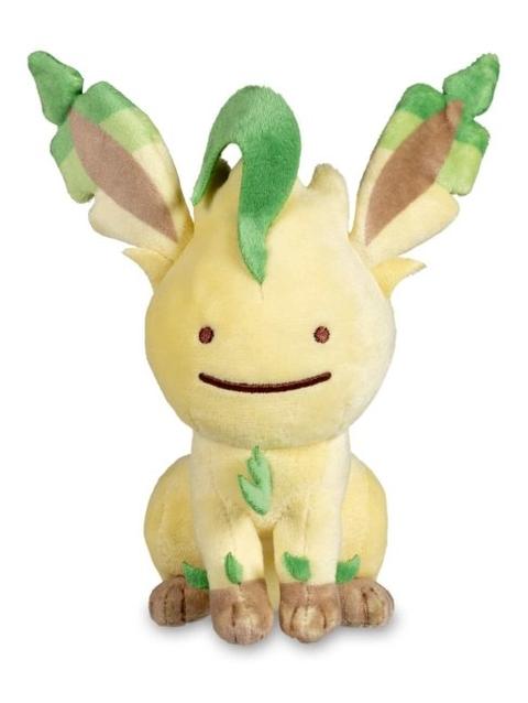 Ditto As Leafeon Plush - 7 ½ In.