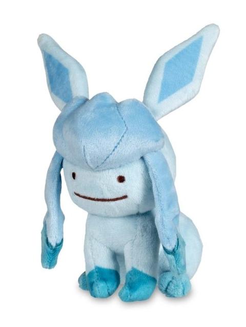 Ditto As Glaceon Plush - 8 In.