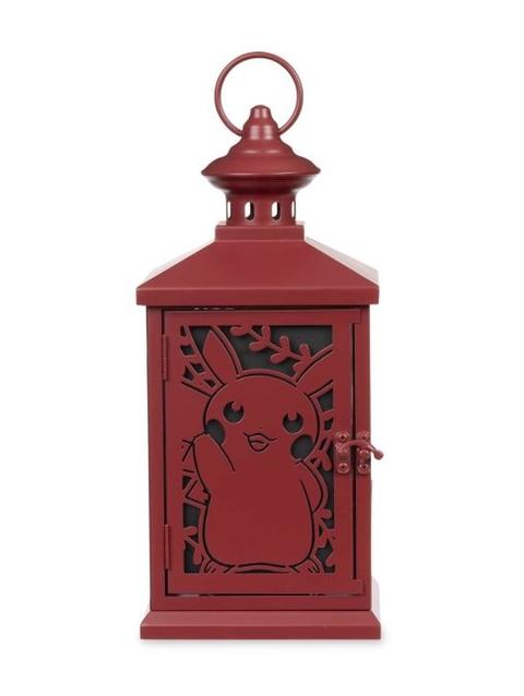 Pikachu, Fuecoco & Friends Pokémon Holiday Red Metal Lantern