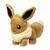 Sitting Eevee Fluffy Plush - 8 In.