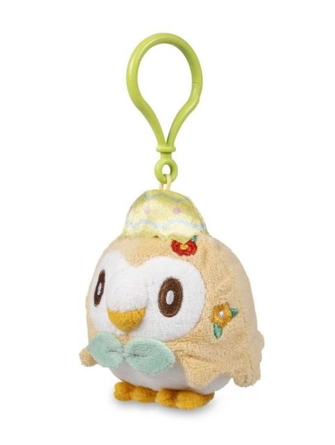 Rowlet Pokémon Happy Spring Plush Key Chain