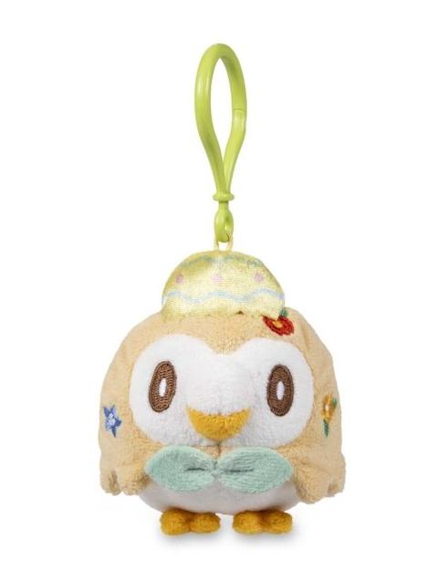 Rowlet Pokémon Happy Spring Plush Key Chain