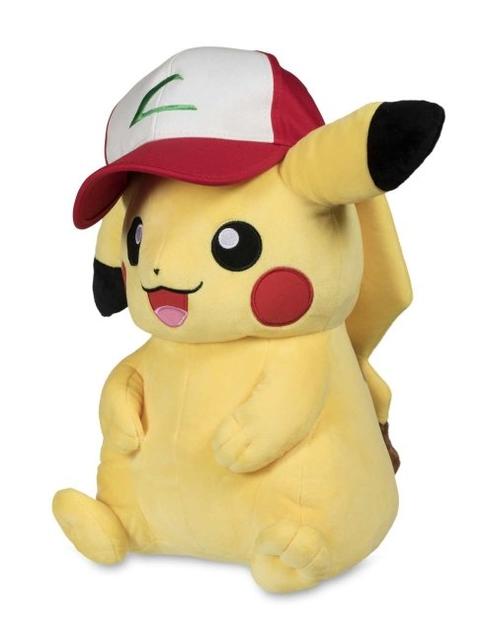 Kanto Trainer Hat Pikachu Poké Plush - 16 In.