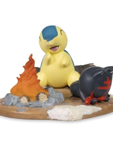 Fireside with Friends Holiday Pokémon Village Figure