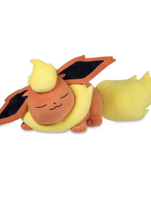 Sleeping Flareon Poké Plush - 15 ½ In.