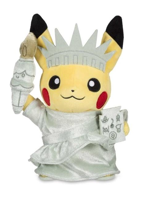 Pikachu Around the World: Liberty Pikachu Poké Plush - 8 ½ In.