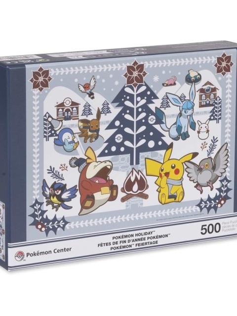 Pikachu, Fuecoco & Friends Pokémon Holiday Puzzle (500 Pieces)