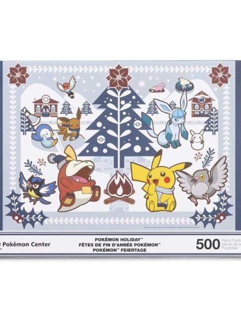 Pikachu, Fuecoco & Friends Pokémon Holiday Puzzle (500 Pieces)