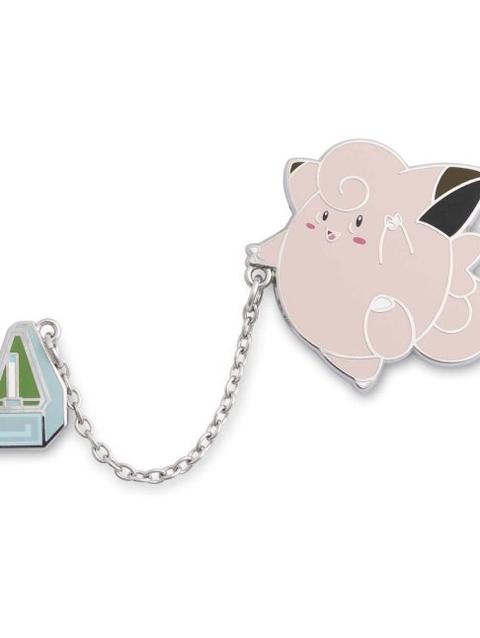 Clefairy with Metronome Pokémon Held Item Pin