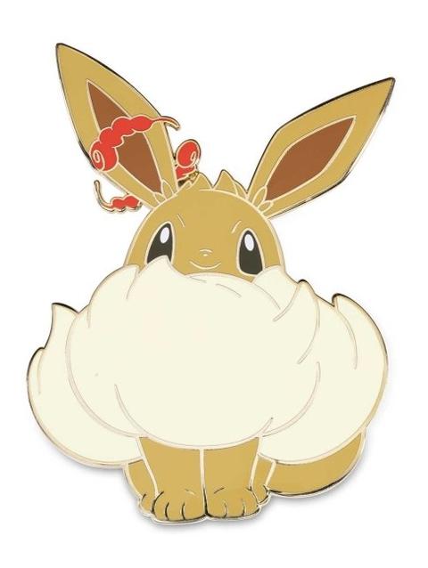 Pokémon Giant Pins: Gigantamax Eevee Oversize Pin