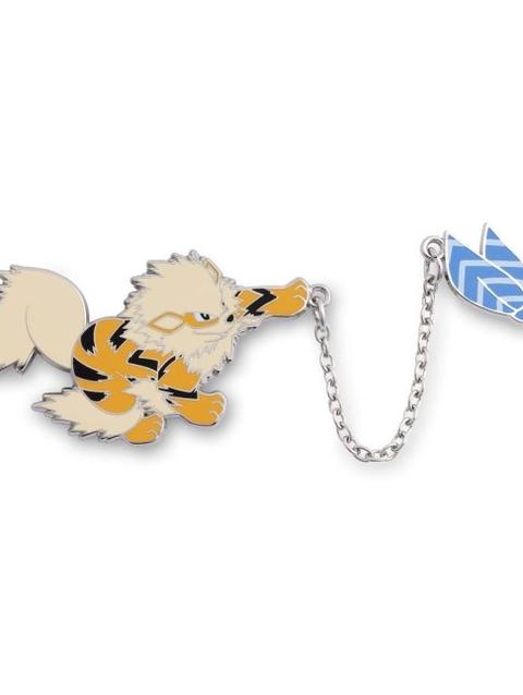 Arcanine with Choice Scarf Pokémon Held Item Pin