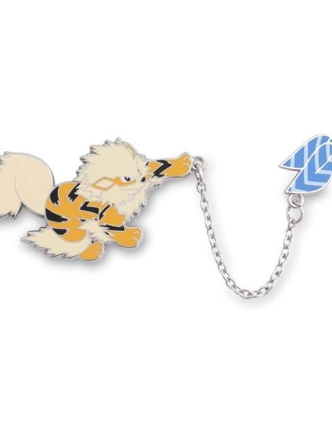 Arcanine with Choice Scarf Pokémon Held Item Pin