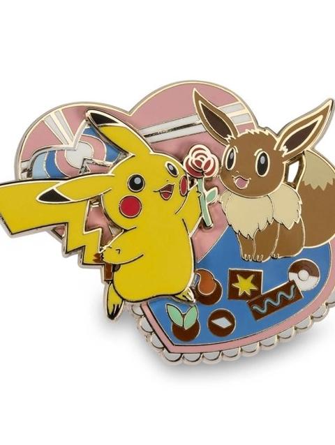 Celebrating Friendship Sliding Celebrations Pokémon Pin