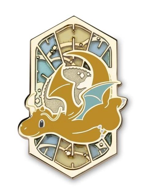 Dragonite Pokémon Monthly Pins: Dragon Types Pin (3 of 12)