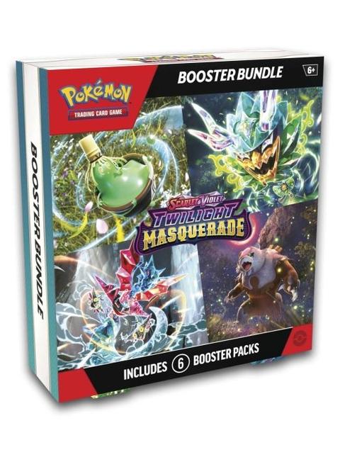 Pokémon TCG: Scarlet & Violet-Twilight Masquerade Booster Bundle (6 Packs)