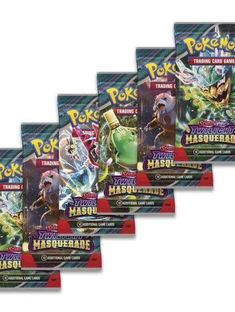 Pokémon TCG: Scarlet & Violet-Twilight Masquerade Booster Bundle (6 Packs)