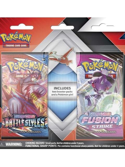 Pokémon TCG: 2 Booster Packs & Latias Collector's Pin