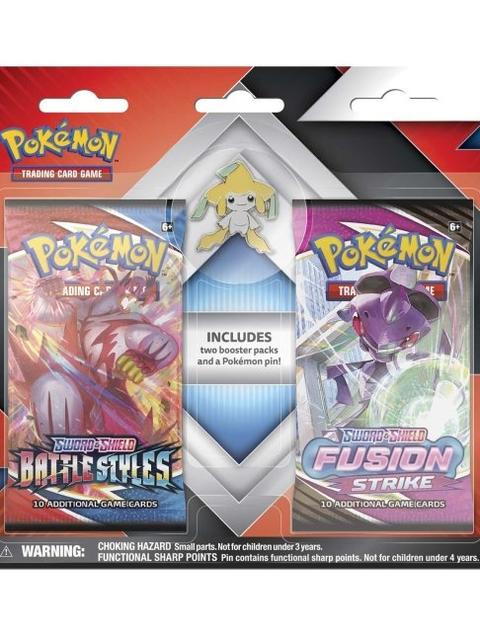 Pokémon TCG: 2 Booster Packs & Jirachi Collector's Pin