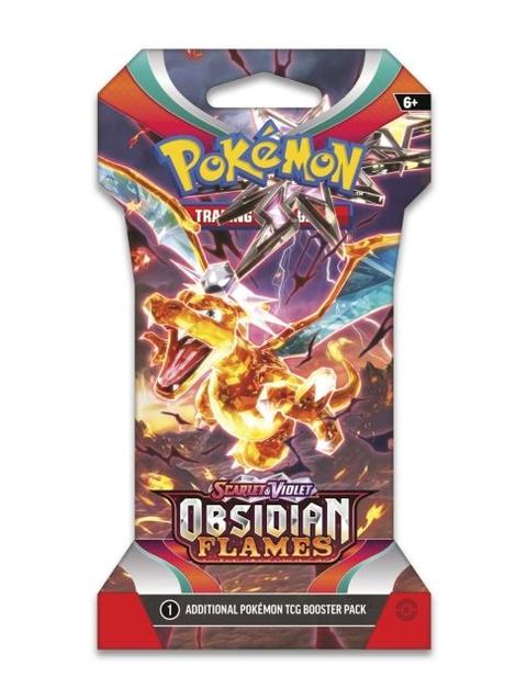 Pokémon TCG: Scarlet & Violet-Obsidian Flames Sleeved Booster Pack (10 Cards)