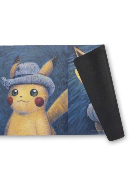 Pokémon Center × Van Gogh Museum: Pikachu & Eevee Inspired by Vincent's Self-Portraits Playmat