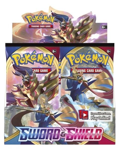 Pokémon TCG: Sword & Shield Booster Display Box (36 Packs)