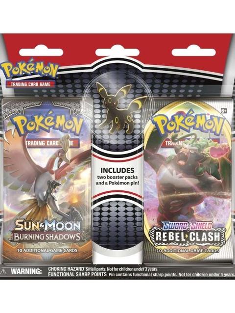 Pokémon TCG: 2 Booster Packs & Umbreon Collector's Pin