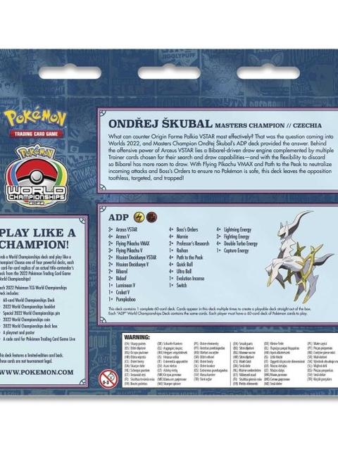 2022 Pokémon World Championships Deck (Ondřej Škubal, ADP)