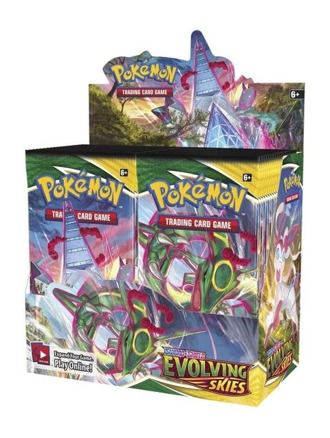 Pokémon TCG: Sword & Shield-Evolving Skies Booster Display Box (36 Packs)