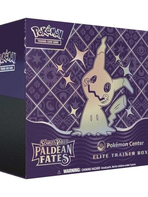 Pokémon TCG: Scarlet & Violet-Paldean Fates Pokémon Center Elite Trainer Box