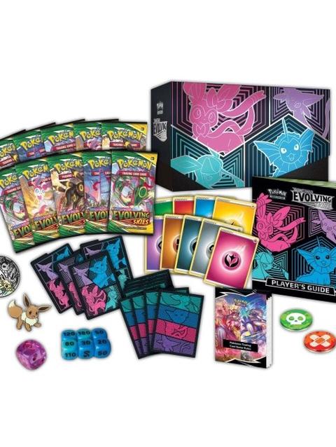 Pokémon TCG: Sword & Shield-Evolving Skies Pokémon Center Elite Trainer Box (Vaporeon, Espeon, Glaceon & Sylveon)